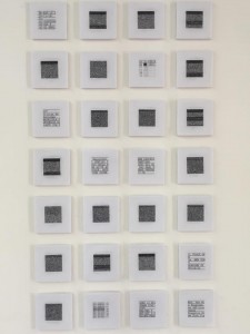 Alyssa González Cintrón Self documentation (1991-2015) in Hex Code, using raw data, 2015