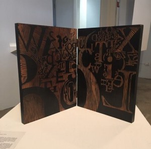 "A Woodcut Type Book” (2015), de Javier Maldonado.