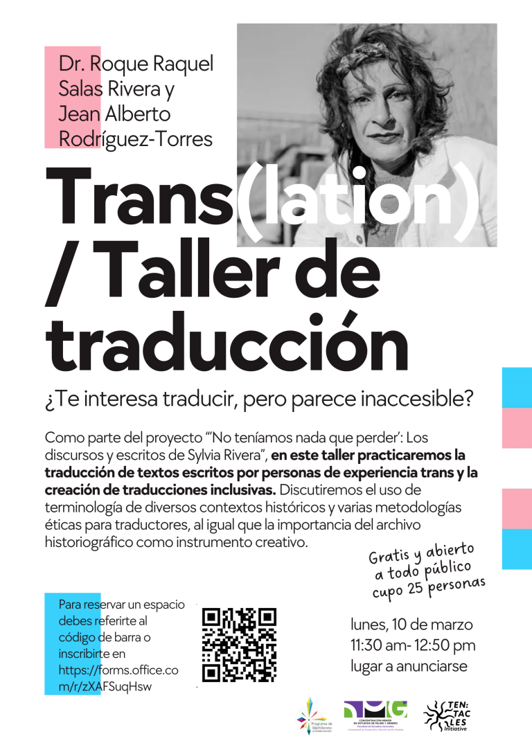 Trans(lation)/Taller de traducción